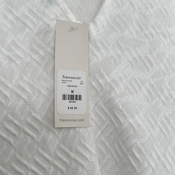 Francesca’s collection Women’s Midi Dress Sleeveless White medium - Picture 6 of 7